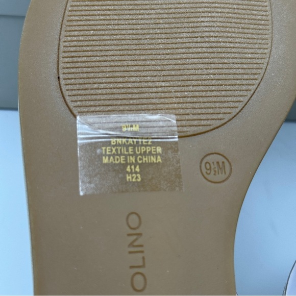 Bandolino Kayte2 Gold Rhinestone Sandals Size 9.5M - Picture 6 of 8